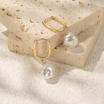 DENISE Parel Oorbellen