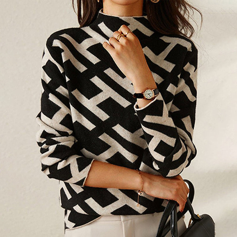 HEXGLAM™- Pullover à manches longues en cachemire