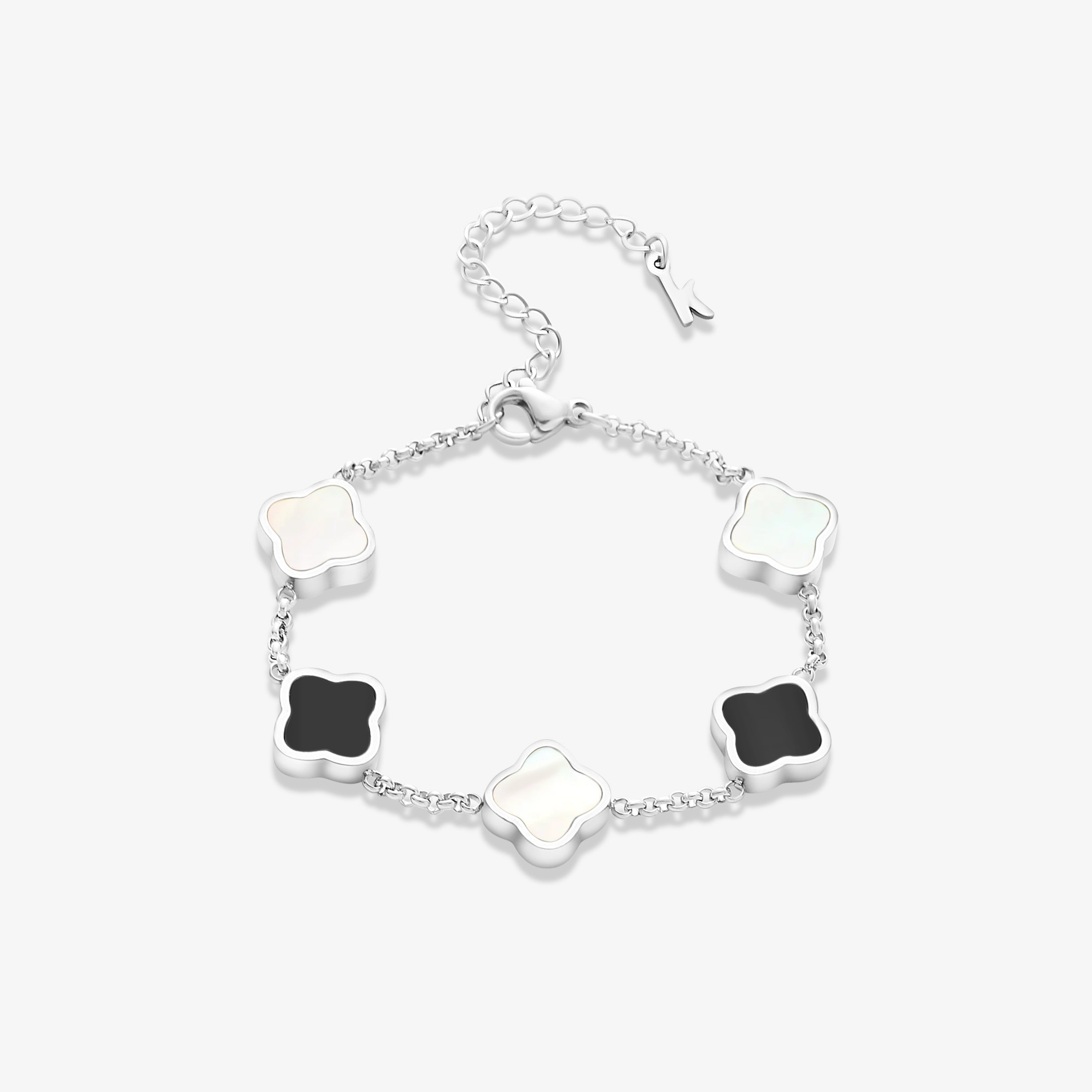 CLOVER Zilveren Armband