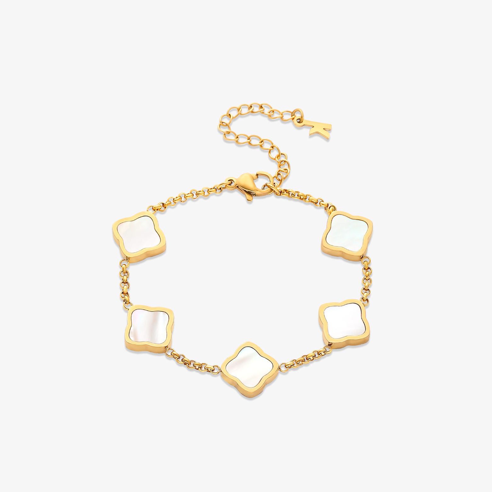 CLOVER Gouden Armband