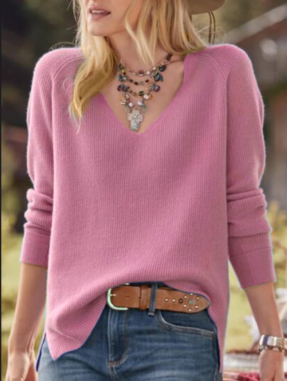 Pull décontracté Col V | HEXGLAM™