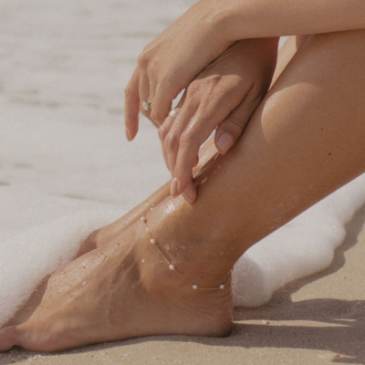 CALI Parel Anklet | Goud