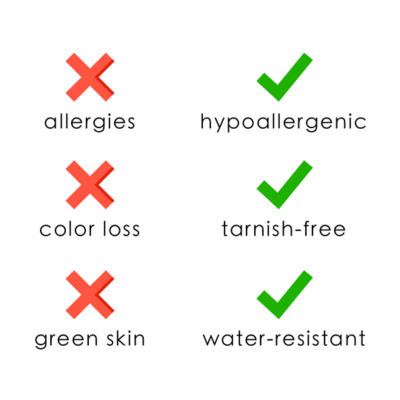 Melissa Vierkante Oorbellen